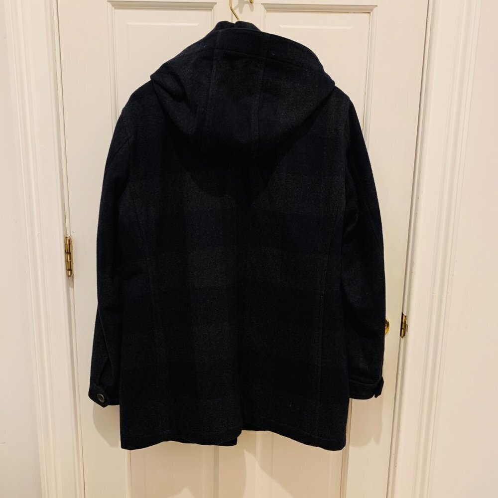 Vintage Burberry Wool Coat Women Size Large - Picture 12 of 16
